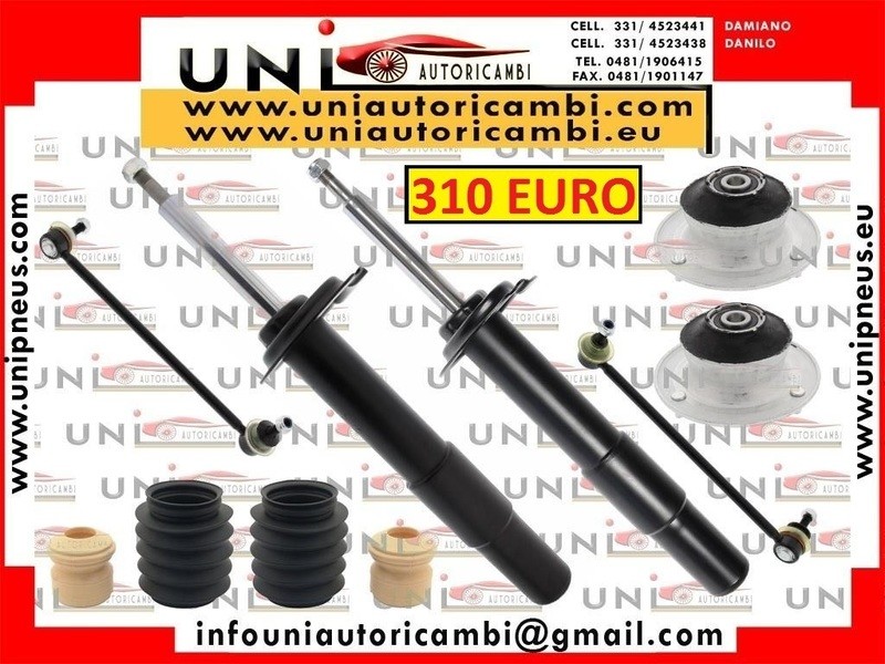 2x Ammortizzatori Anteriori + Supp. Biellette BMW Serie 5 E60 Berlina dal 2004-
