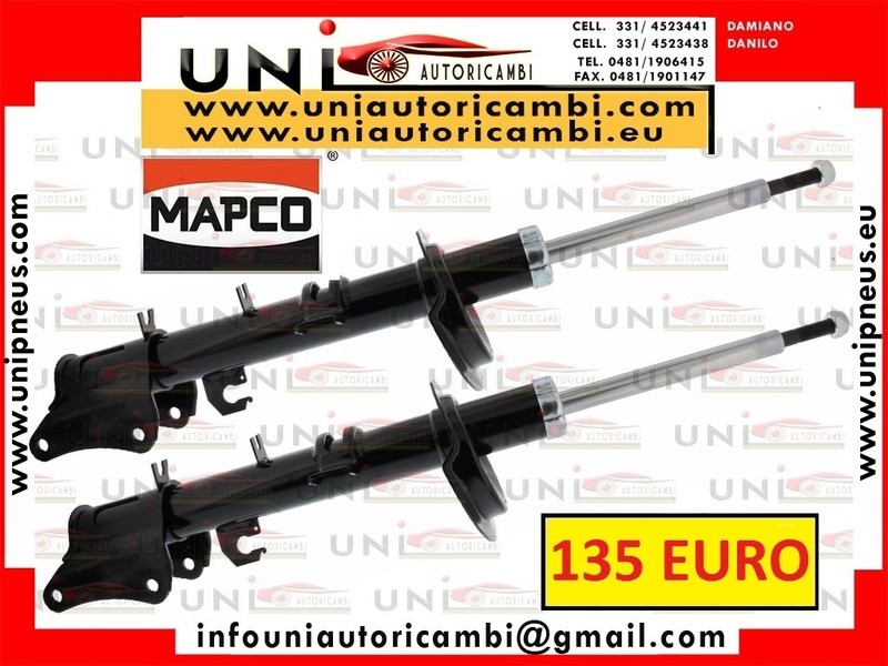 2 x Ammortizzatori Posteriori Normali Post. a Gas per ALFA 147 156 SW 2001 1.9JTD