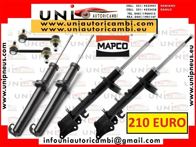 4x Ammortizzatori Rinforzati 2 Biellette Rinforzate ALFA 147 156 GT 2001 1.9JTD