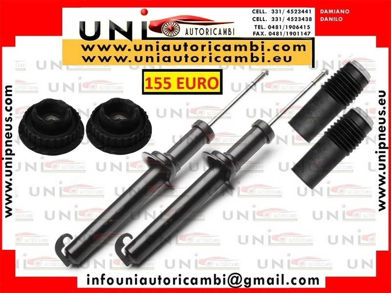 2x Ammortizzatori Anteriori MAPCO GERMANY + 2 Supporti + 2 Parapolvere + 2 paracolpi ALFA 147 156 GT 2001 1.9JTD