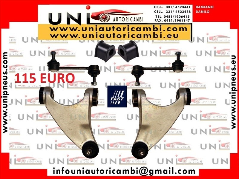 6x Bracci Anteriori Normali Sinistro SX + Destro DX per ALFA 147 156 GT 1.9jtd