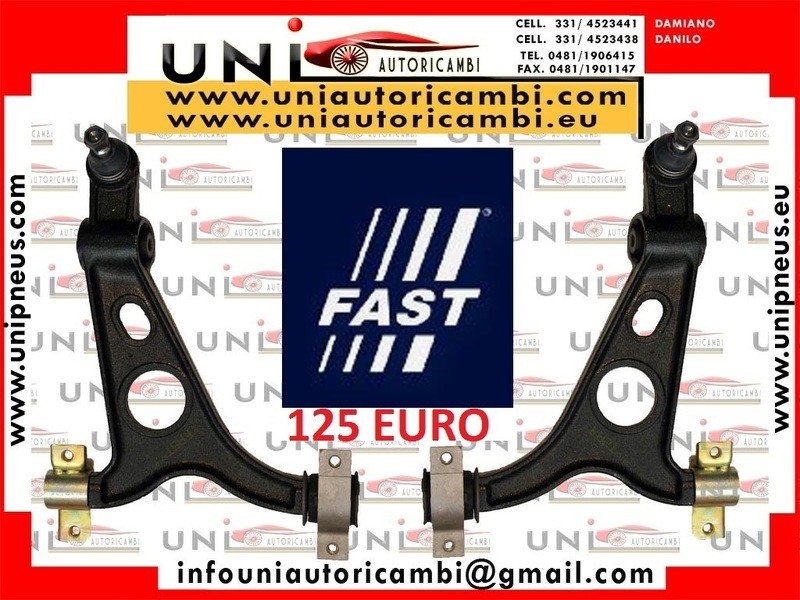 2x Bracci Anteriori Inferiori Sinistro SX + Destro DX per ALFA 147 156 GT 1.9 JTD