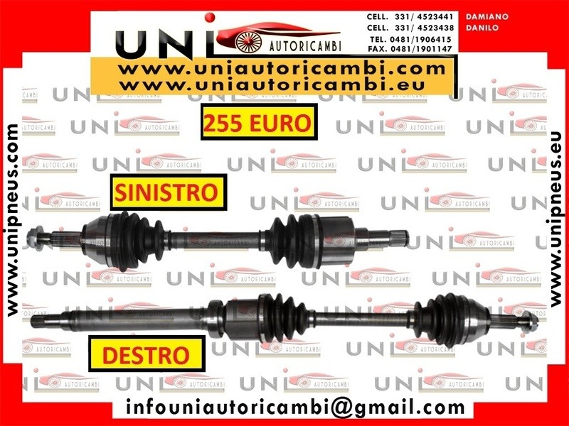 2x Semiassi Anteriori SINISTRO SX + DESTRO DX Cambio Manuale per FORD FOCUS dal 1998-