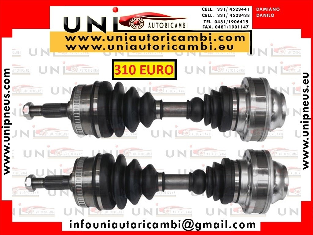 2x ALBERO MOTORE / SEMIASSE ANTERIORE BILATERALE SINISTRO o DESTRO per: MERCEDES VITO V-Classe 200 220 CDI , MERCEDES VITO W638 dal 1999-