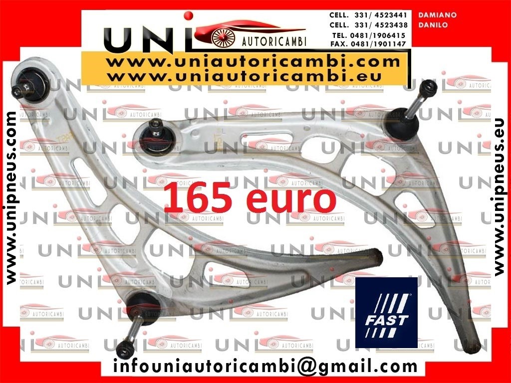 2x Bracci Anteriori Trapezio Sinistro Destro BMW Serie 3 E46 320D 1998- 320D 330