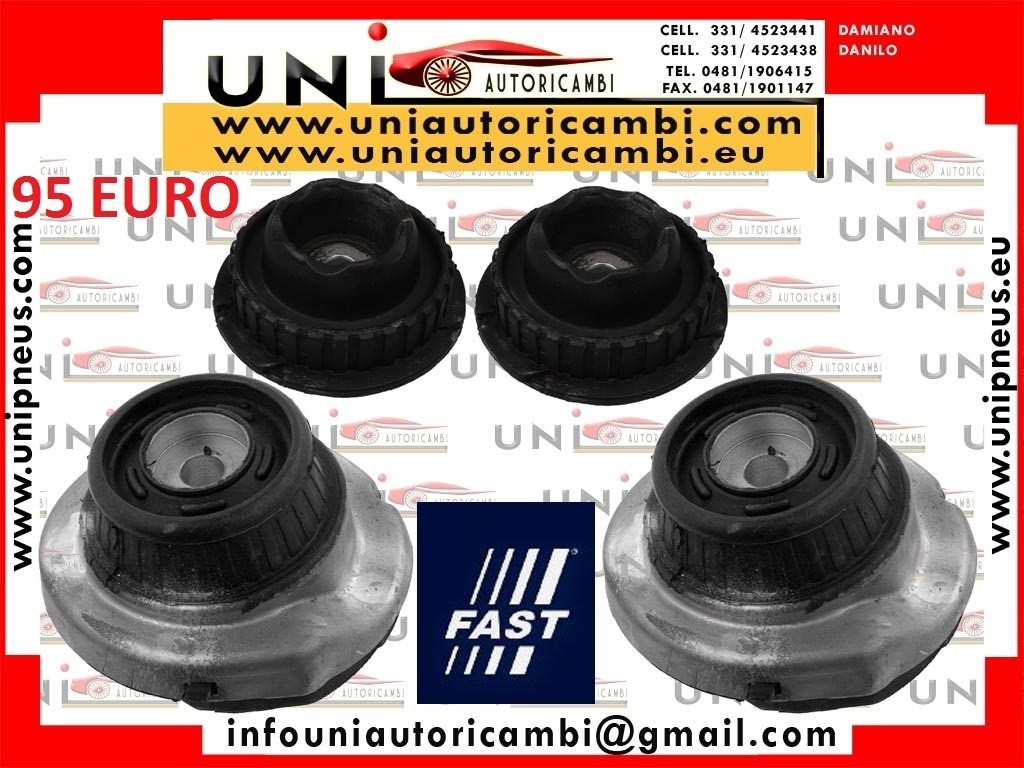 2x Supporti Ammortizzatori Anteriori 2 Supp. Posteriori ALFA 147 dal 2001 1.9JTD