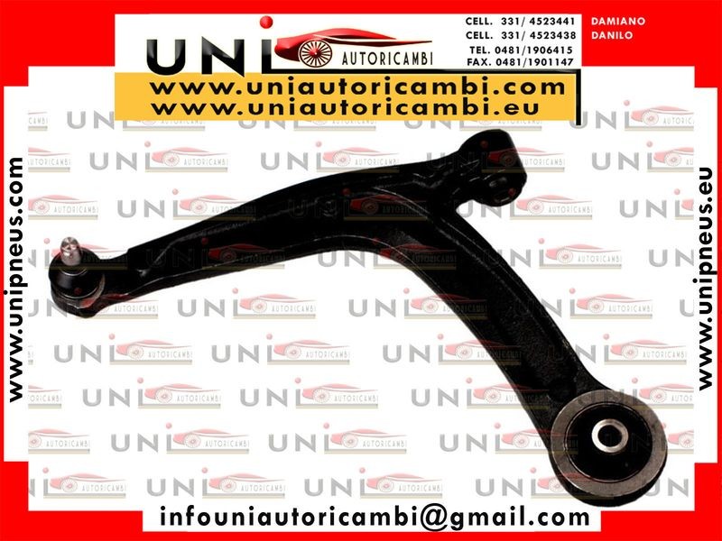 Braccio Oscillante Assale Anteriore Sinistro Abarth 500 / 595 (312_) da 2008​ / Abarth 500C / 595C (312_) da 2009 / Fiat 500 (312_) da 2007​ / Fiat 500 C (312_) da 2009​ / Ford KA (RU8) da 2008​ ​