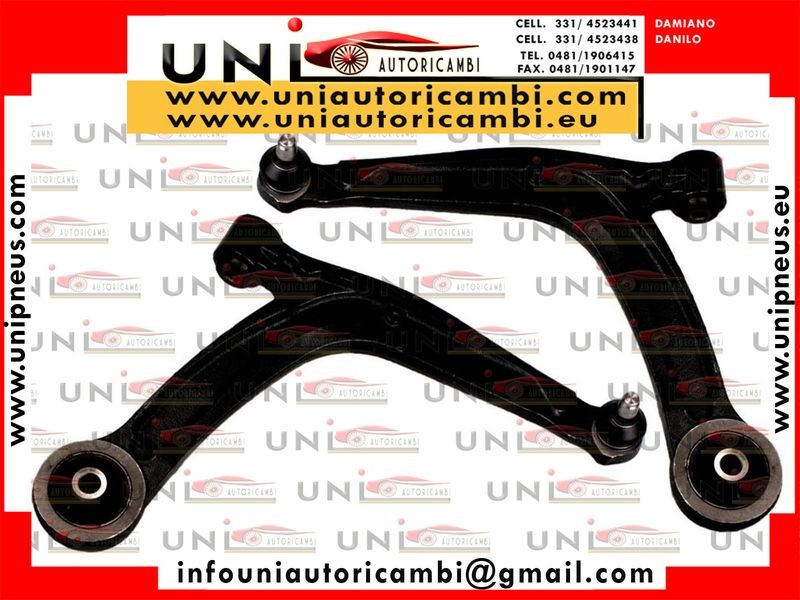 2X Bracci Oscillanti Anteriori Inferiori Sinistro + Destro Fiat 500 312 dal 2007