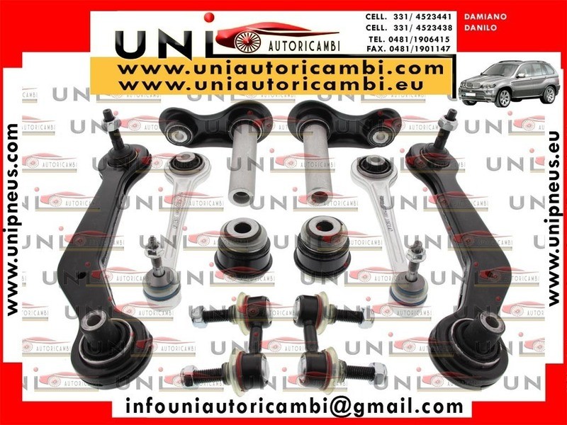 10 Bracci Posteriori RINFORZATI MAPCO GERMANY per BMW X5 E53 dal 2000-