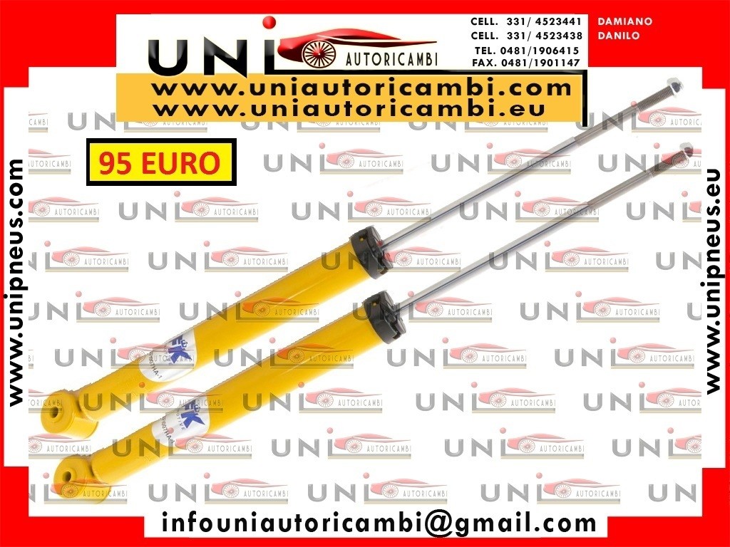 2 Ammortizzatori Posteriori Sportivi per FIAT STILO Berlina 3 e 5 Porte dal 2001-