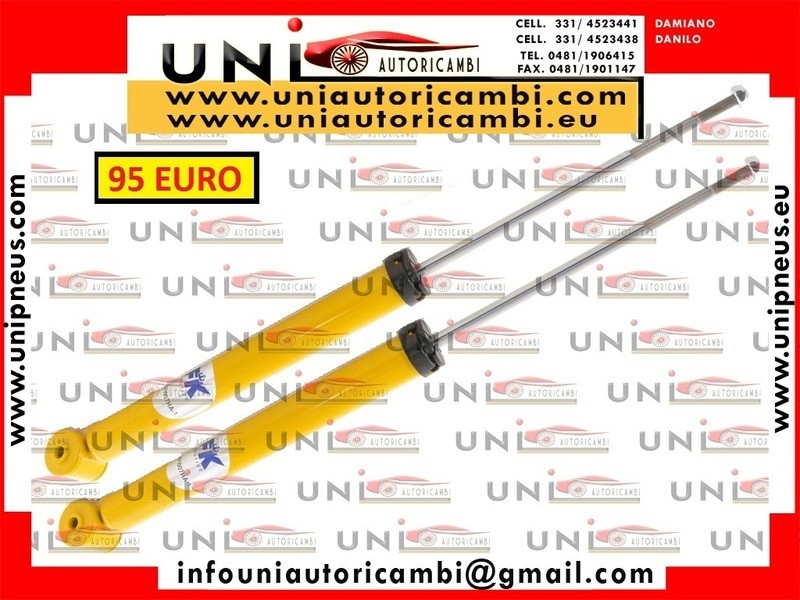 2 Ammortizzatori Posteriori Sportivi per FIAT STILO Berlina 3 e 5 Porte dal 2001-
