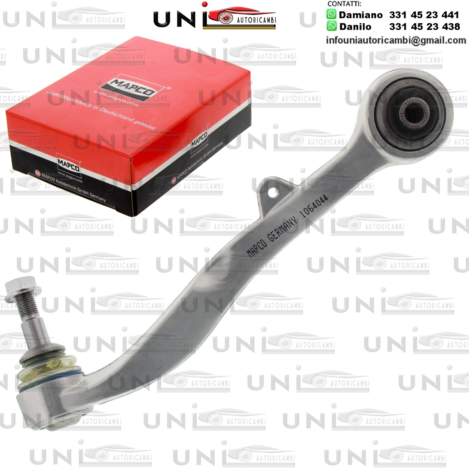 Braccio oscillante Assale anteriore Destro Rinforzato BMW Serie 5 (E60, E61) 2.0-5.0 12.01-12.10