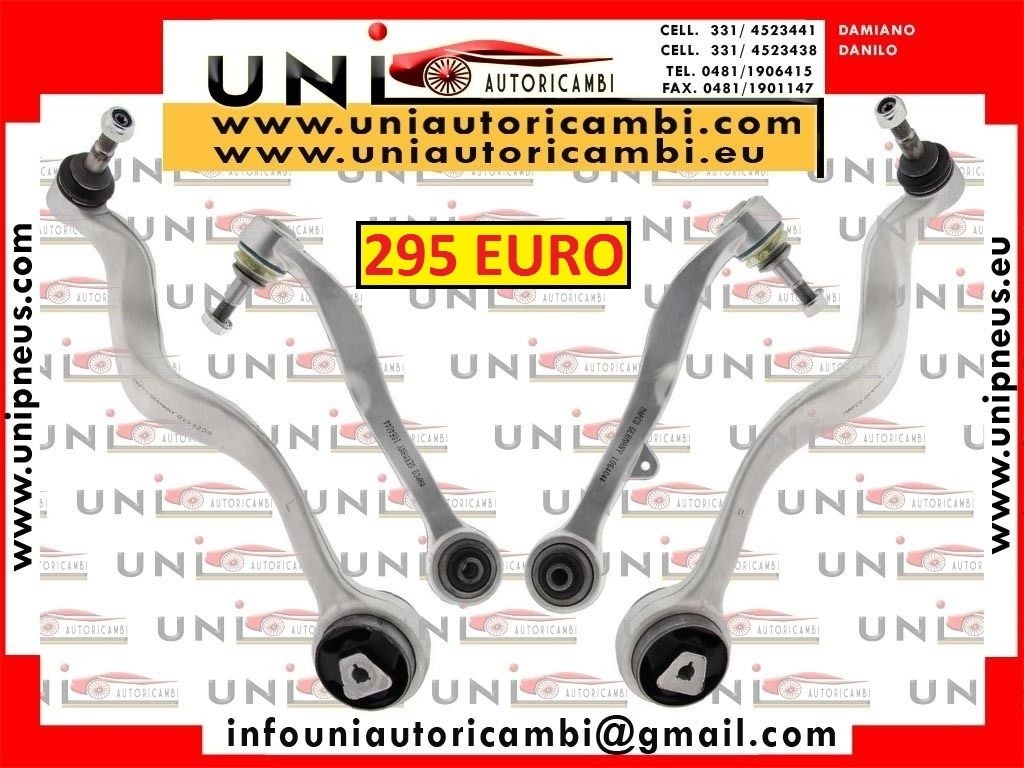 4X Bracci Braccetti Anteriori Rinforzati Superiori Inferiori BMW E60 E61 dal 04