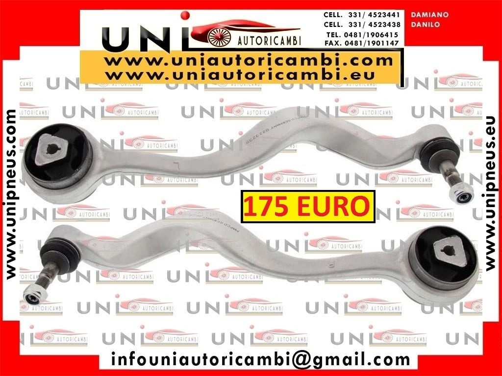 2x Braccetti Anteriori Inferiori Rinforzati GRANDI BMW Serie 5 E60 E61 dal 2004