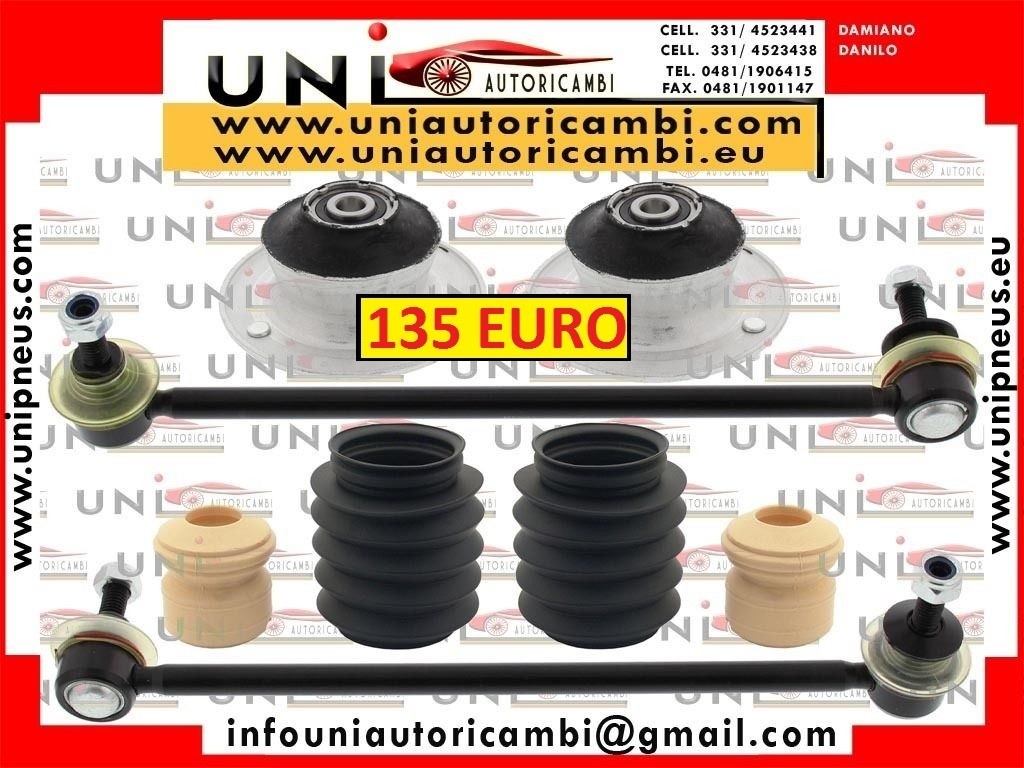 2x Biellette Rinforzate 2x supporti Anteriori +2x Paracolpi BMW E60 E61 dal 2004