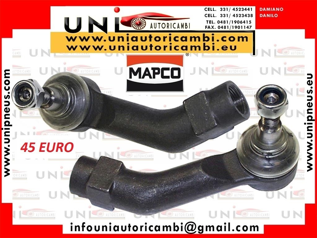 2x Testa barra d'accoppiamento o testina sterzo ALFA ROMEO 159 Brera Spider 1.9