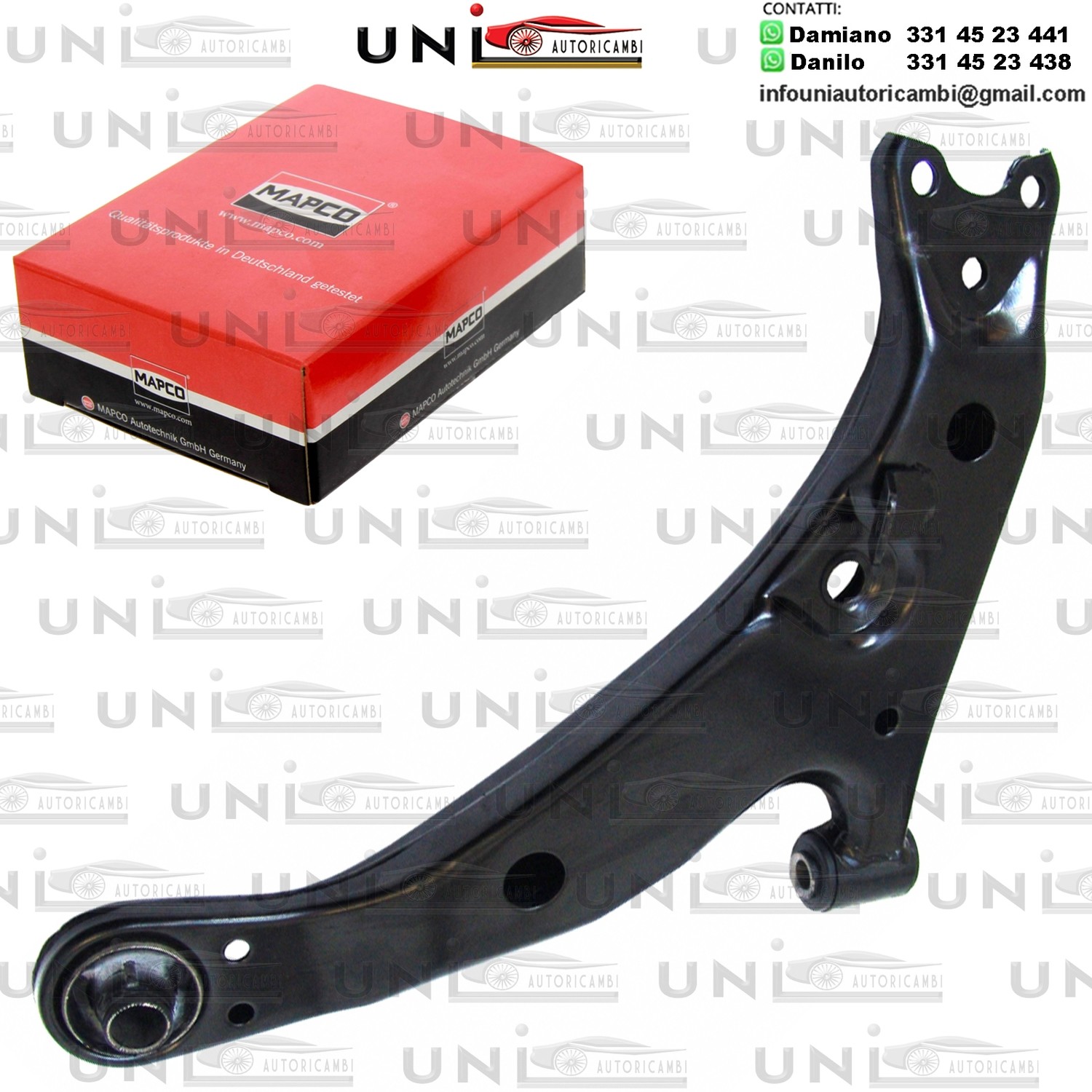 Braccio oscillante anteriore Destro Rinforzato TOYOTA COROLLA