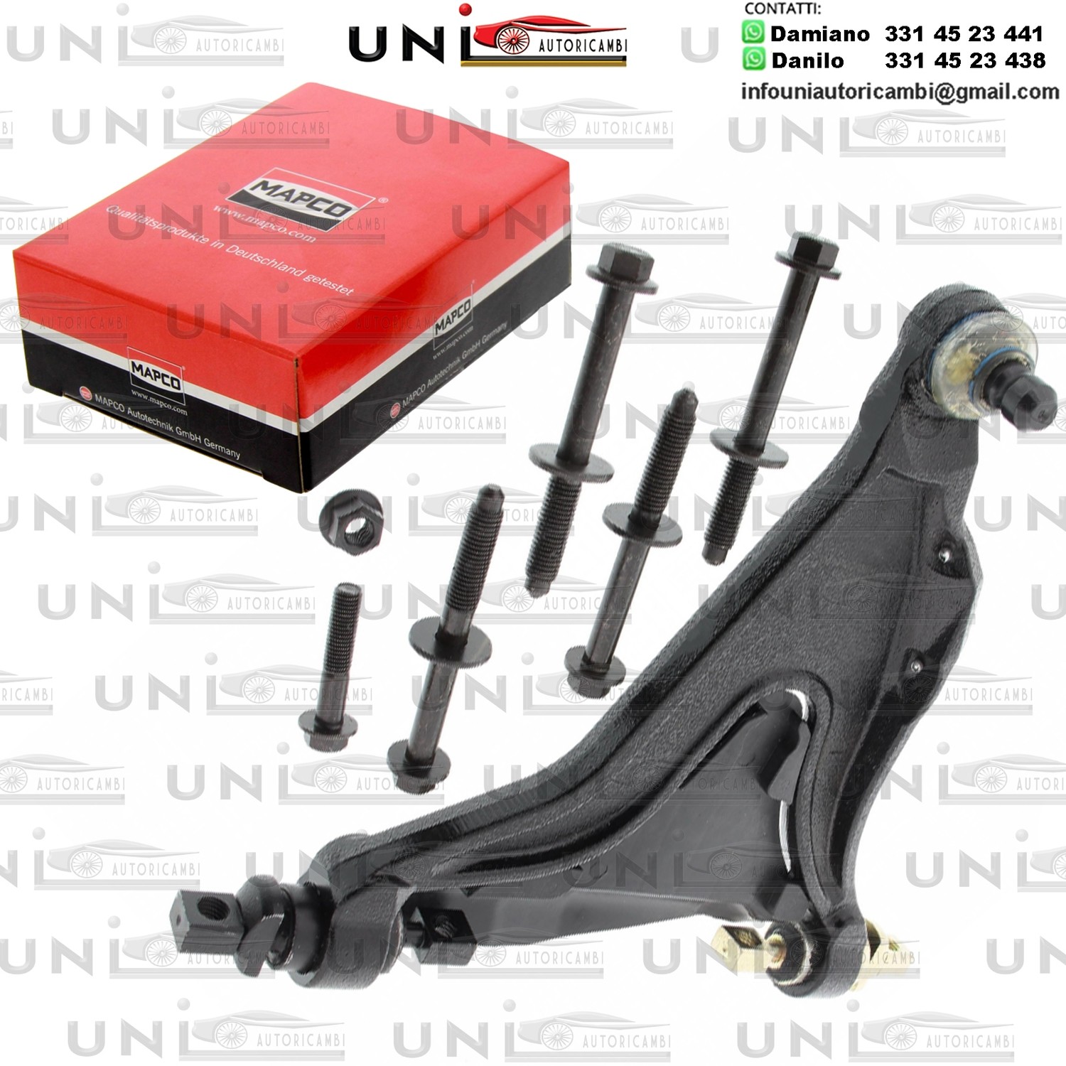 Braccio oscillante anteriore Sinistro Rinforzato VOLVO 850 / C70 I / C70 / S70 / V70 I / XC70