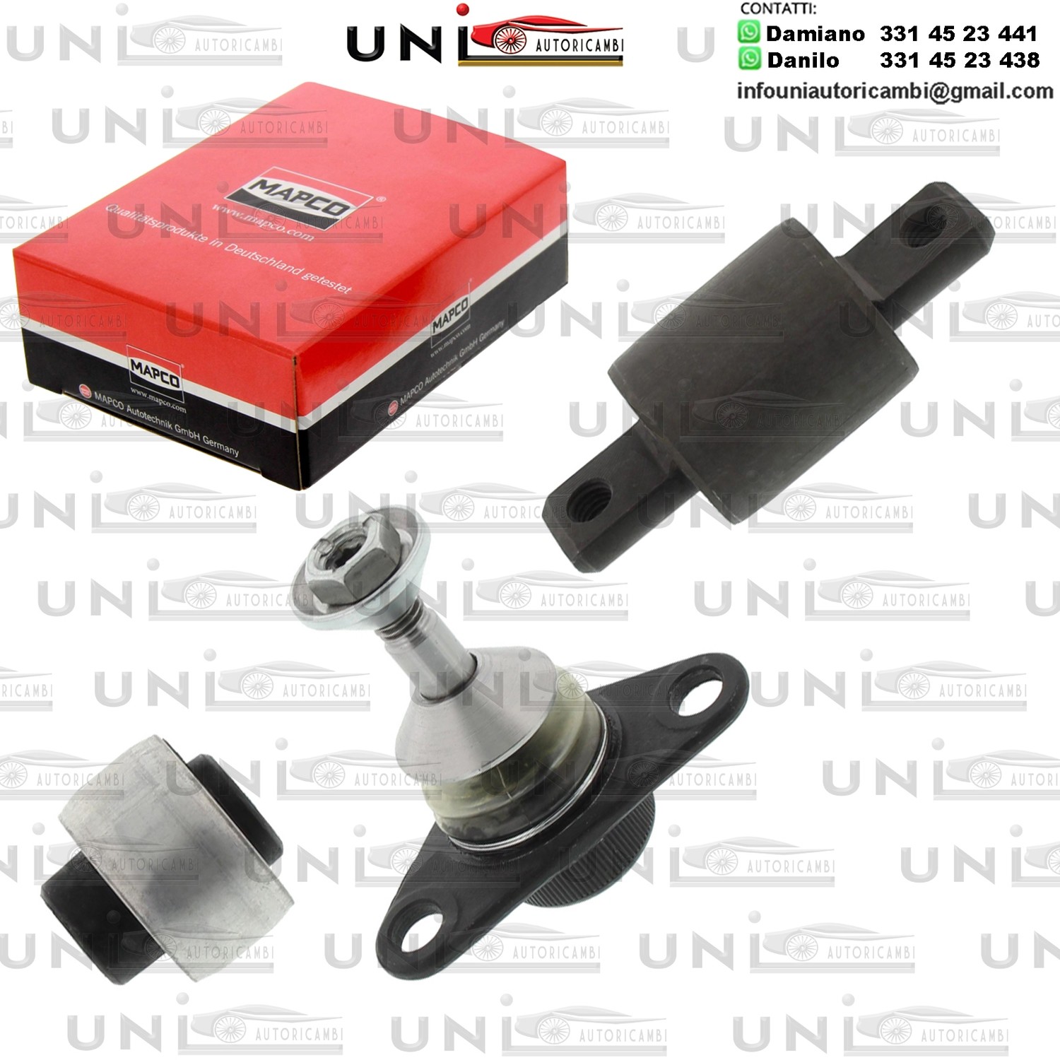 Kit riparazione Assale anteriore bilaterale Rinforzato VOLVO S60 I, S80 I, V70 I, V70 II 2.0-3.0 01.97-04.10