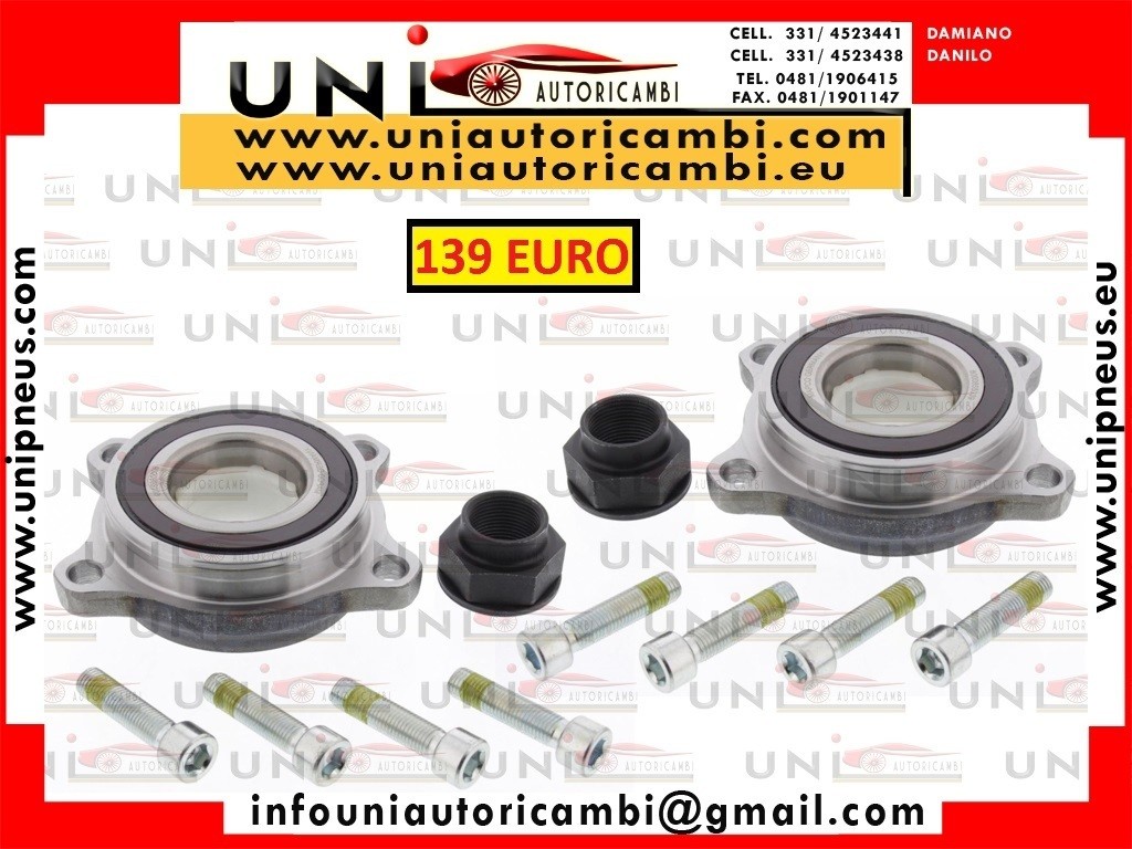 Kit 2 cuscinetti ruota Assale Anteriore Bilaterale Alfa Romeo 147 / 156 dal 1997-