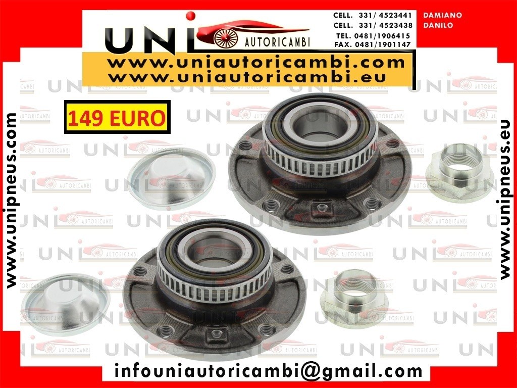 2 Cuscinetti Ruota Anteriori per: BMW E36 , E46 , E34, E32, E31, E85, E86