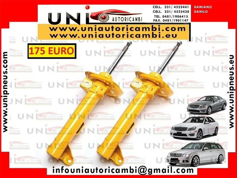 2 X Ammortizzatori Anteriori Sportivi per: MERCEDES Classe C W204 Berlina dal 2007- ,, MERCEDES Classe C S204 Station wagon dal 2007- ,, MERCEDES Classe C C204 Coupe dal 2011-