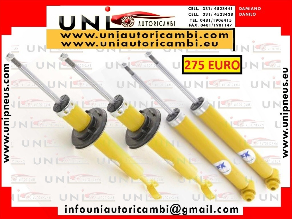 4x Ammortizzatori  Sportivi FK Automotive per Audi A6 4F Berlina e Avant dal 2004-