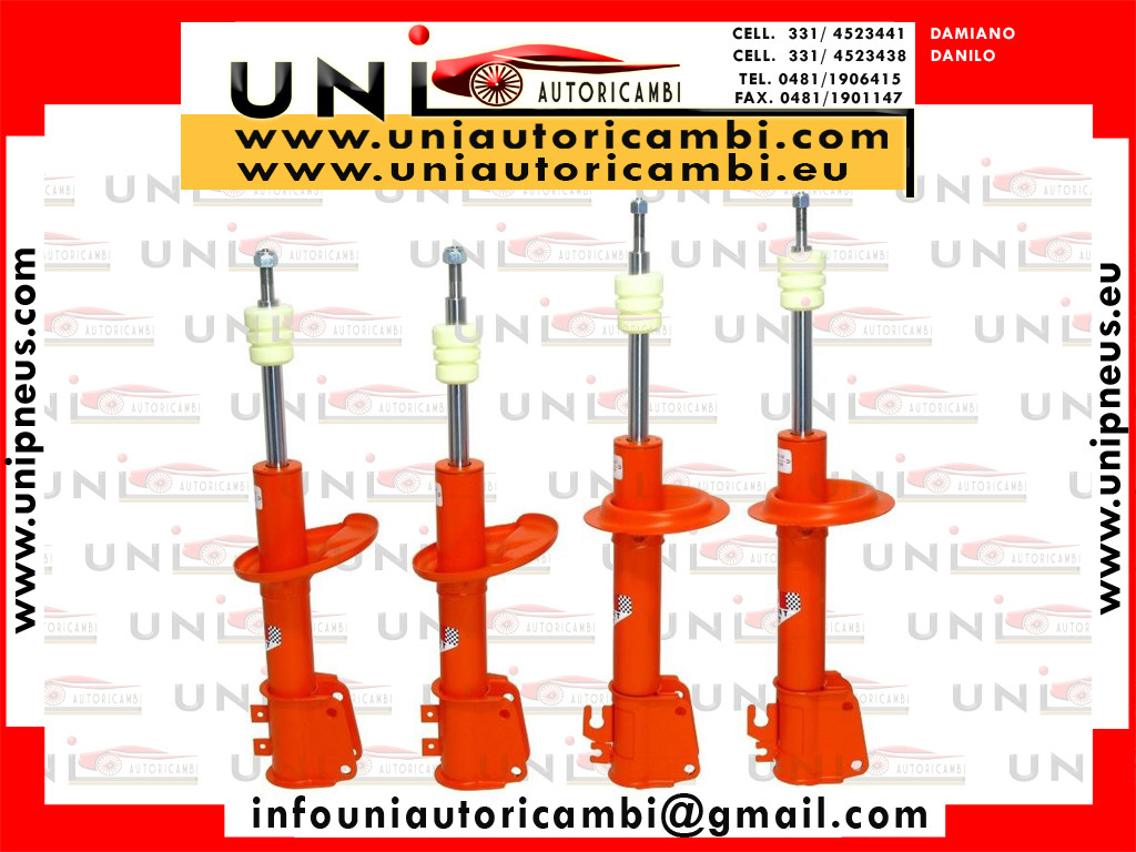 4 Ammortizzatori Sportivi a Taratura / Durezza Regolabile (COLORE ARAGOSTA) OSRAV Made in Italy -   SUZUKI SWIFT (EA) dal 1989-1996