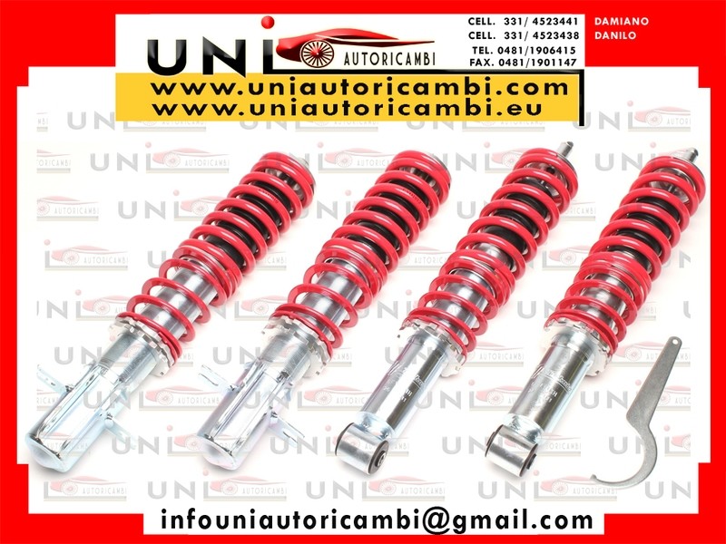 KIT ASSETTO GHIERA REGOLABILE PER VW GOLF 1 - JETTA 1 - SCIROCCO 1 e 2