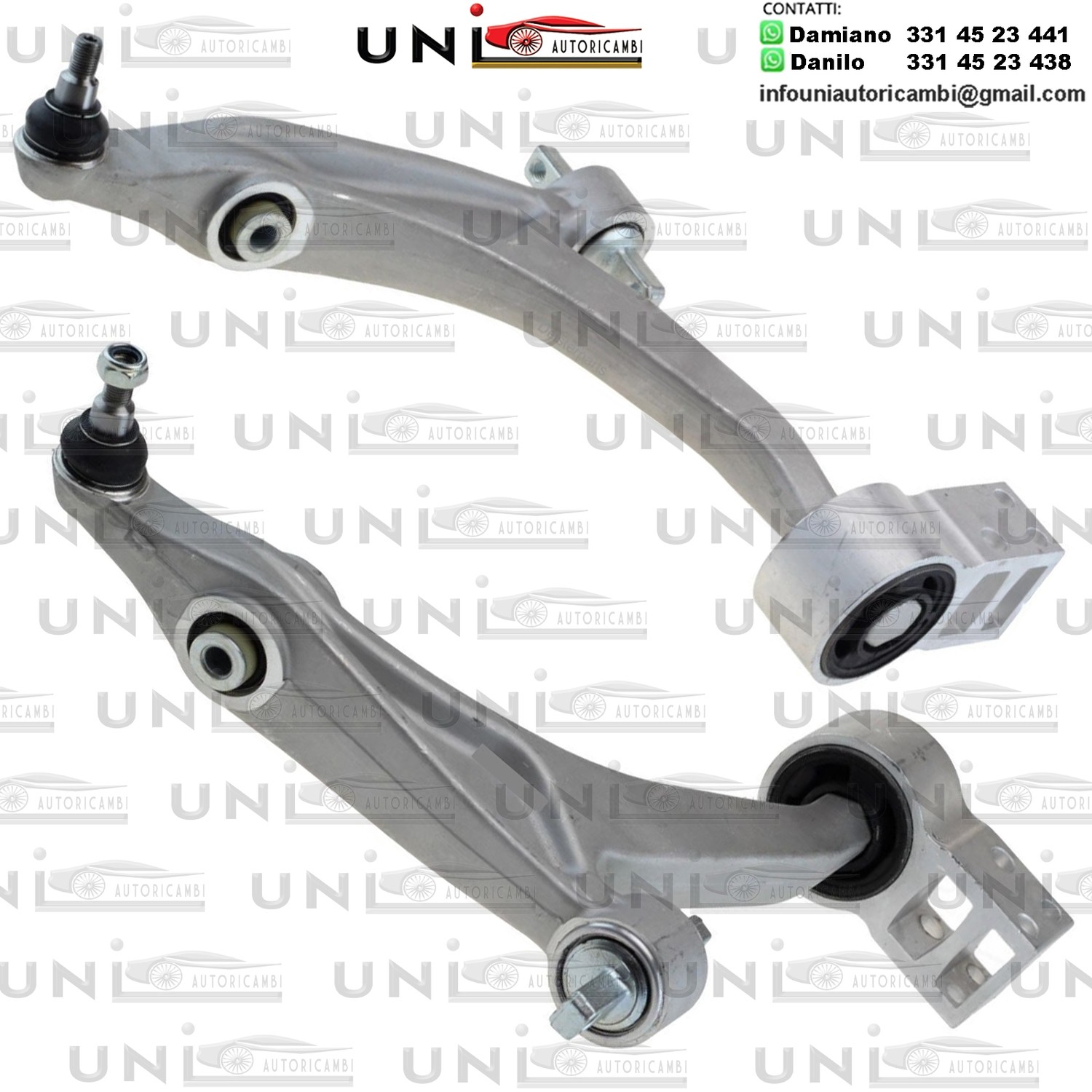 2 BRACCI ANTERIORI INFERIORI SINISTRO SX + DESTRO DX ALFA ROMEO 159 Brera Spider