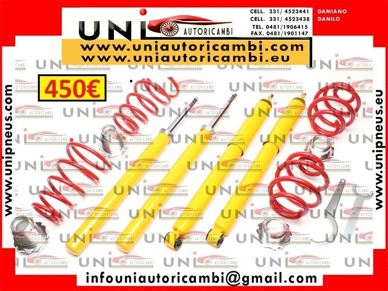 Assetto a GHIERA REGOLABILE 4x Ammortizzatori + 4 Molle per BMW SERIE 3 E30 da 11.1982 - 01.1991 Escluso M3 e Trazione Integrale