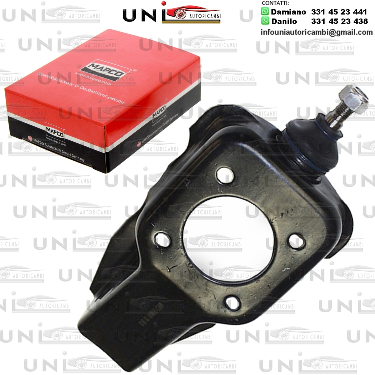 Braccio oscillante Assale anteriore bilaterale Rinforzato AUTOBIANCHI Y10 / FIAT PANDA / LANCIA Y10 / SEAT MARBELLA / TERRA
