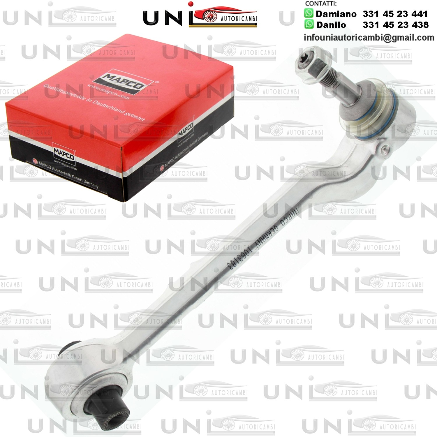 Braccio oscillante Assale anteriore Sinistro Rinforzato BMW serie 1 (E81, E82, E87, E88), serie 3 (E90, E91, E92, E93), X1 (E84) 1.6-3.0D 03.03-06.15