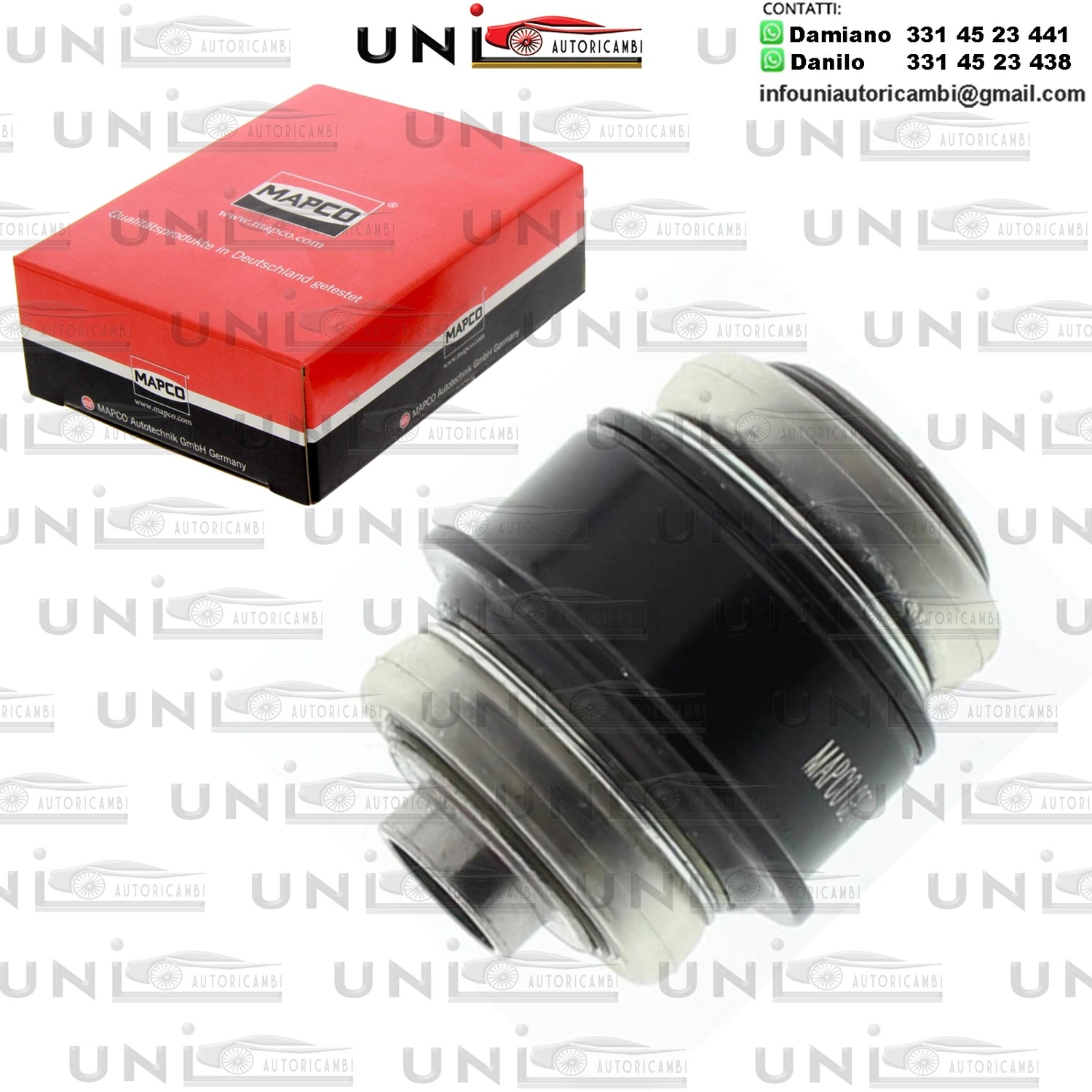 Supporto Assale post. bilaterale Rinforzato BMW serie 5 (E39, E60, E61), serie 6 (E63, E64), serie 7 (E38, E65, E66, E67), X5 (E53), Z8 (E52) 2.0-6.0 09.94-12.10