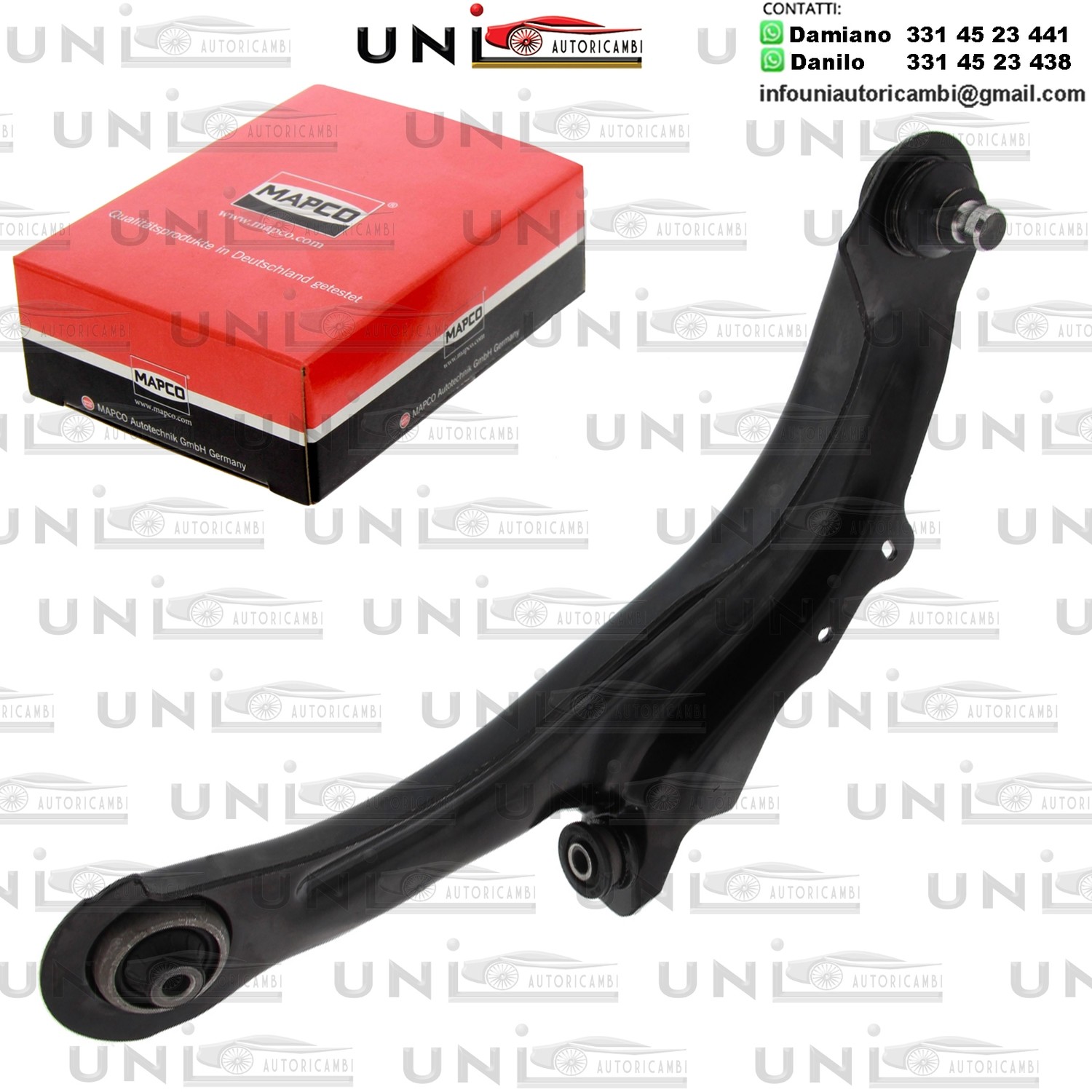 Braccio oscillante Assale anteriore Sinistro Rinforzato RENAULT GRAND SCÉNIC II / MEGANE II / SCÉNIC II