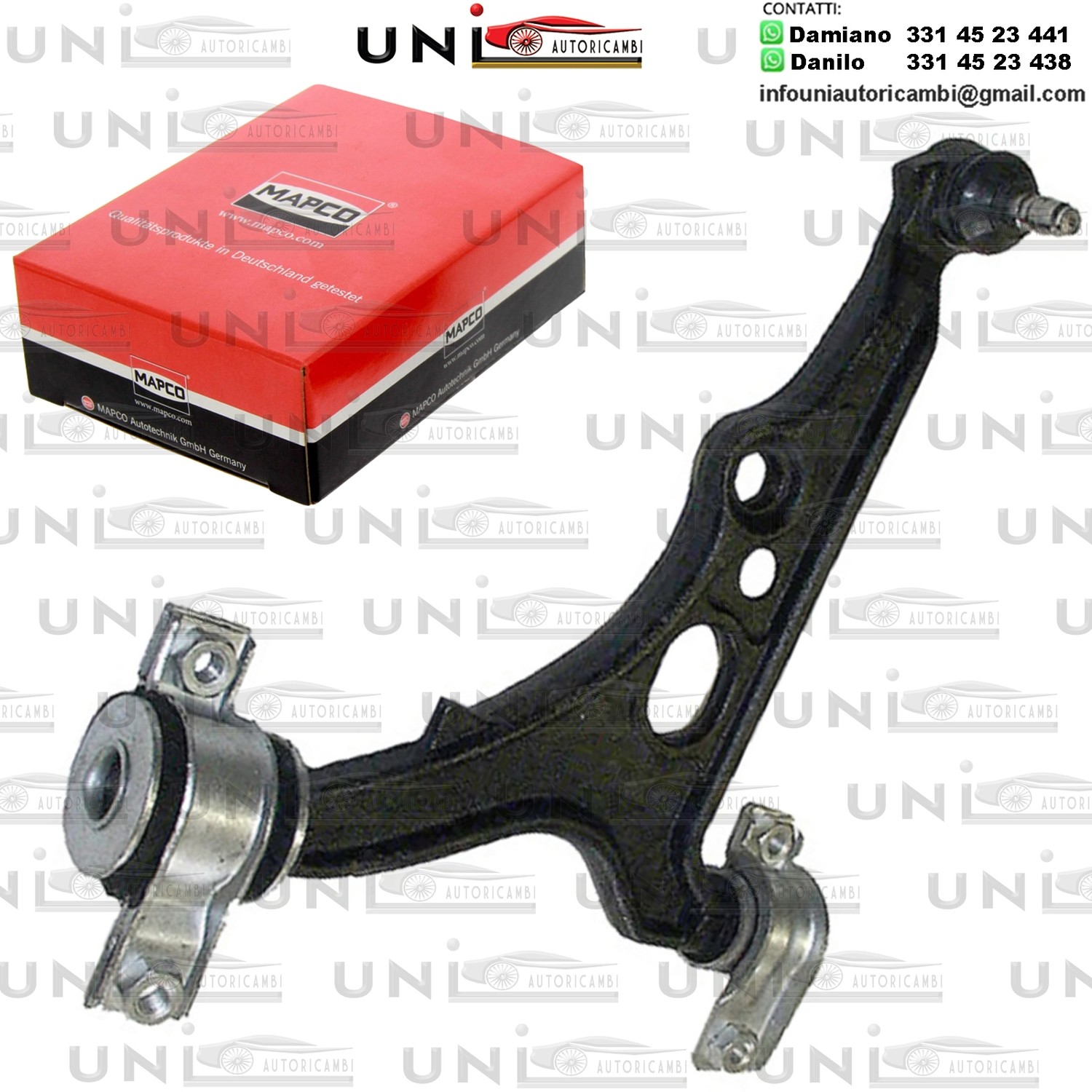 Braccio oscillante Assale anteriore Sinistro Rinforzato FIAT TEMPRA / TEMPRA S.W. / TIPO / LANCIA DEDRA 1.1-2.0 07.87-07.99