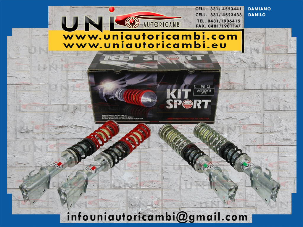 Assetto a Ghiera Regolabile OSRAV Made in Italy Lancia Delta I 2.0 HF Integrale - Lancia Delta I 2.0 16V HF Integrale - Lancia Prisma 2.0 i.e. 4WD	 Anno da 04.1986