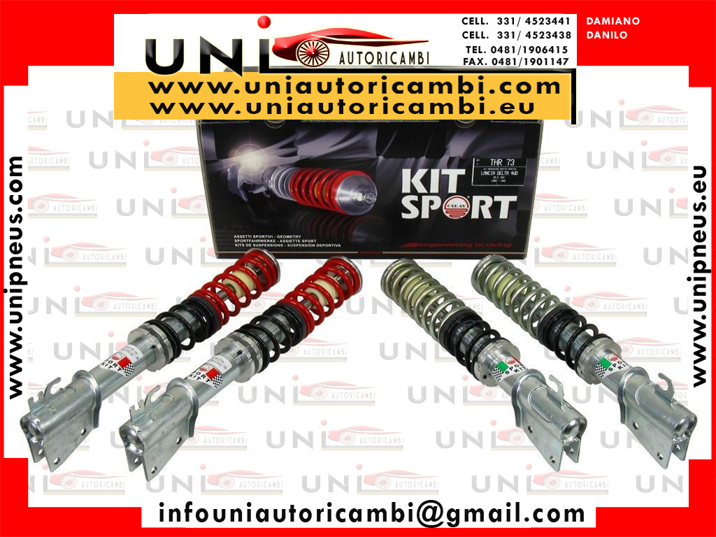 Assetto a Ghiera Regolabile OSRAV Made in Italy Lancia Delta I 2.0 HF Integrale - Lancia Delta I 2.0 16V HF Integrale - Lancia Prisma 2.0 i.e. 4WD	 Anno da 04.1986