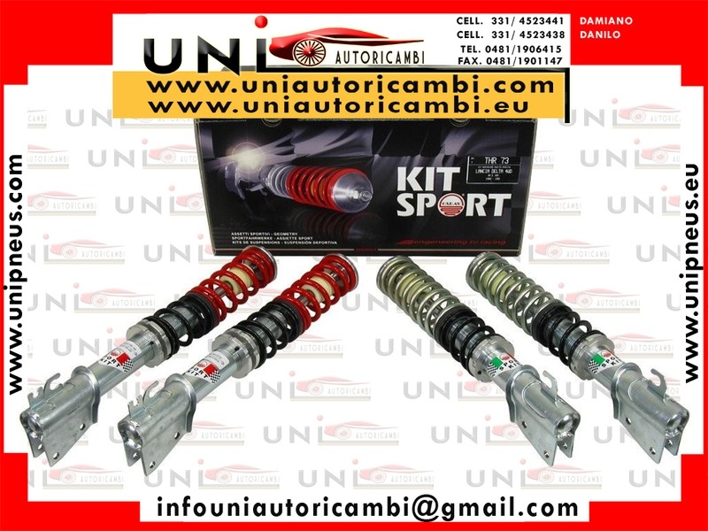 Assetto a Ghiera Regolabile OSRAV Made in Italy Lancia Delta I 2.0 HF Integrale - Lancia Delta I 2.0 16V HF Integrale - Lancia Prisma 2.0 i.e. 4WD	 Anno da 04.1986