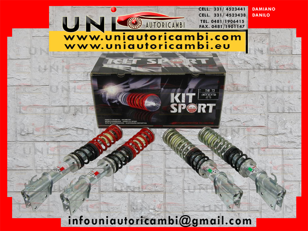 Assetto a Ghiera Regolabile OSRAV Made in Italy Lancia Delta I 2.0 HF Integrale - Lancia Delta I 2.0 16V HF Integrale - Lancia Prisma 2.0 i.e. 4WD	 Anno da 04.1986