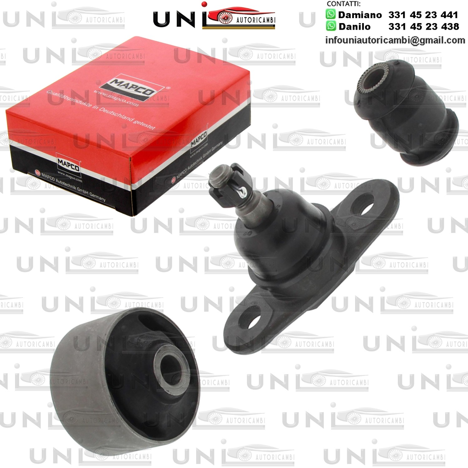 Kit riparazione Assale anteriore bilaterale Rinforzato HYUNDAI ACCENT II, ACCENT III / KIA RIO II 1.4/1.5D/1.6 12.02-