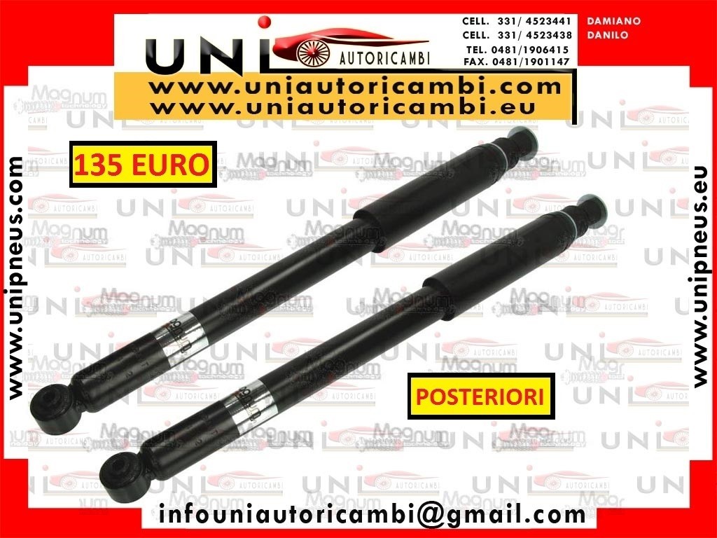 2x AMMORTIZZATORI POSTERIORI PER MERCEDES CLASSE  E W210 dal 06.95-03.03