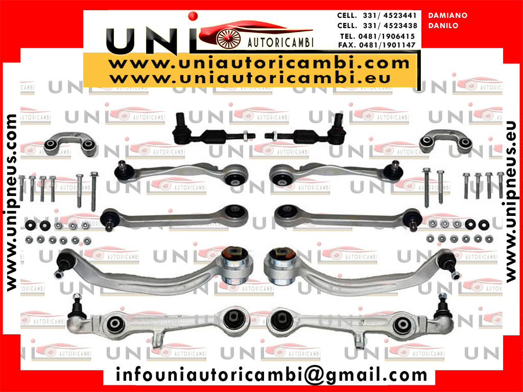 Kit Bracci 12 Pezzi Con Viti Audi A4 B5 - B6 fino a Anno 10.2004