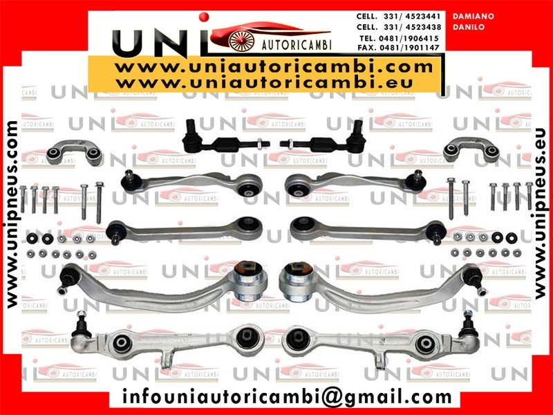 Kit Bracci 12 Pezzi Con Viti Audi A4 B5 - B6 fino a Anno 10.2004