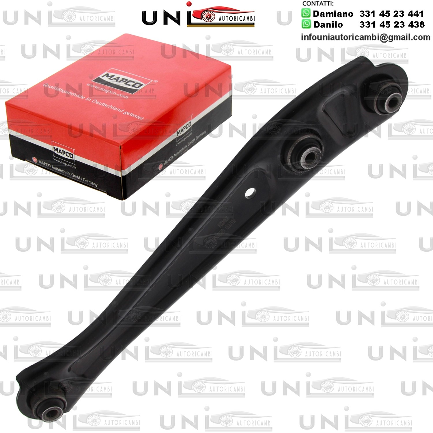 Braccio oscillante posteriore bilaterale Rinforzato HONDA CIVIC VI