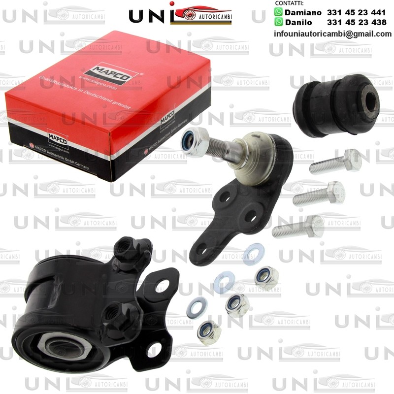 Kit riparazione Assale anteriore bilaterale Rinforzato FORD FOCUS / ll / C-MAX / VOLVO C30, C70 II, S40 II, V50 1.4-2.5 10.03-06.13