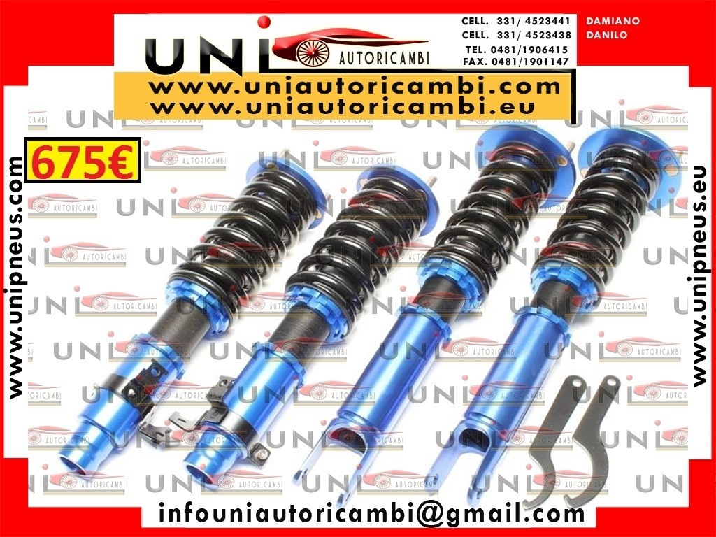 1x Assetto a GHIERA REGOLABILE Mitsubishi Eclipse II D3 Anno da 12.1995 - 04.1999