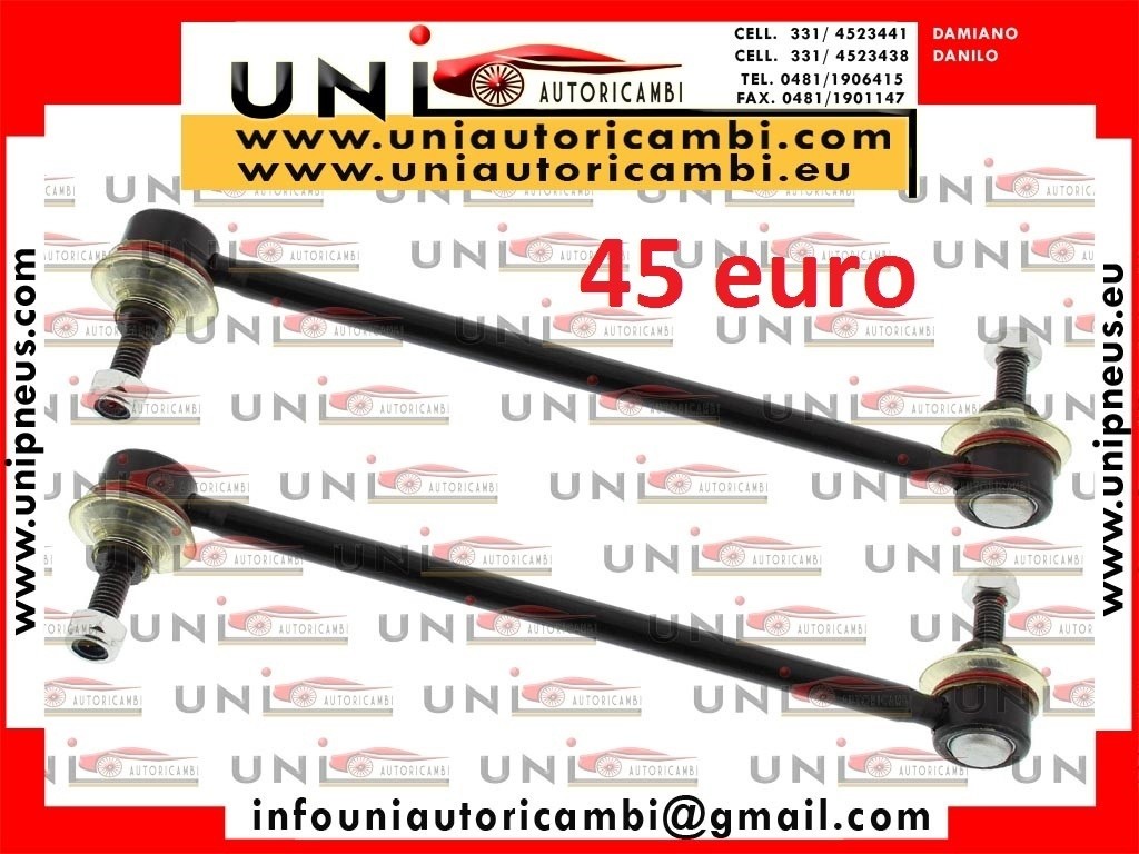 2x Biellette Anteriori RINFORZATE Asta Puntone BMW Serie 3 E46 320D 1998- 320D