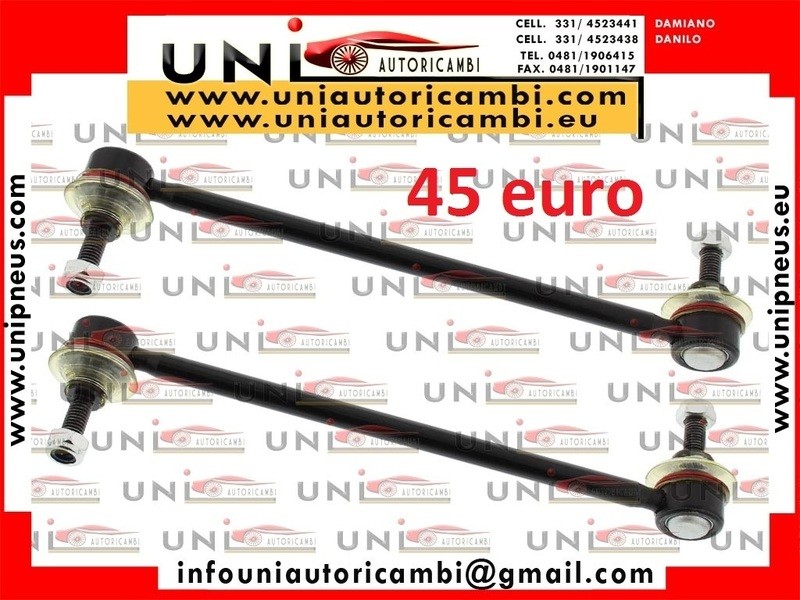 2x Biellette Anteriori RINFORZATE Asta Puntone BMW Serie 3 E46 320D 1998- 320D