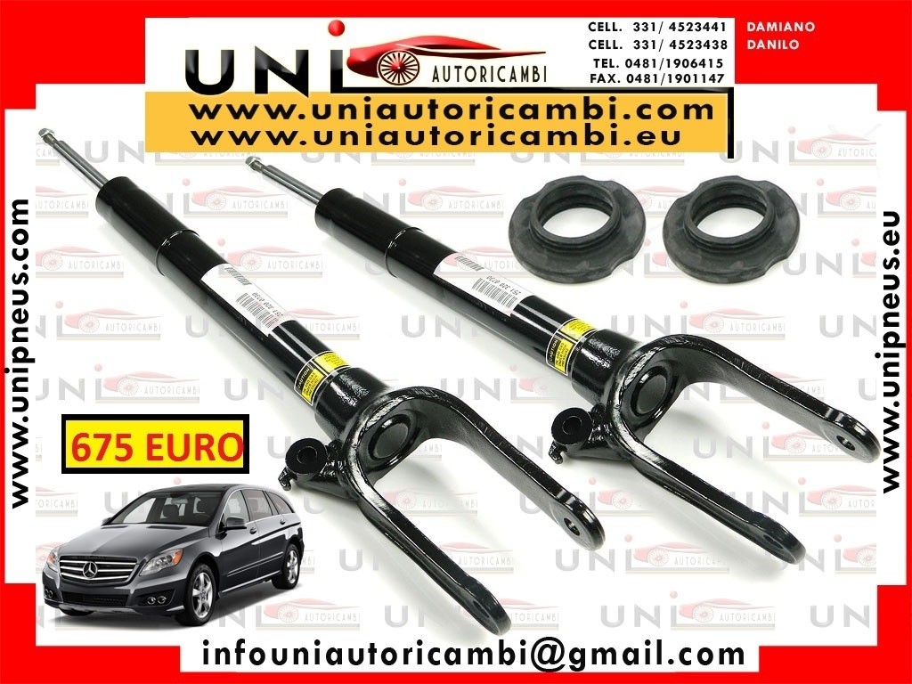 2x Ammortizzatore ad aria Anteriore ​1x Sinistro + 1x Destro per - MERCEDES CLASSE R W251 V251 DAL 2006-